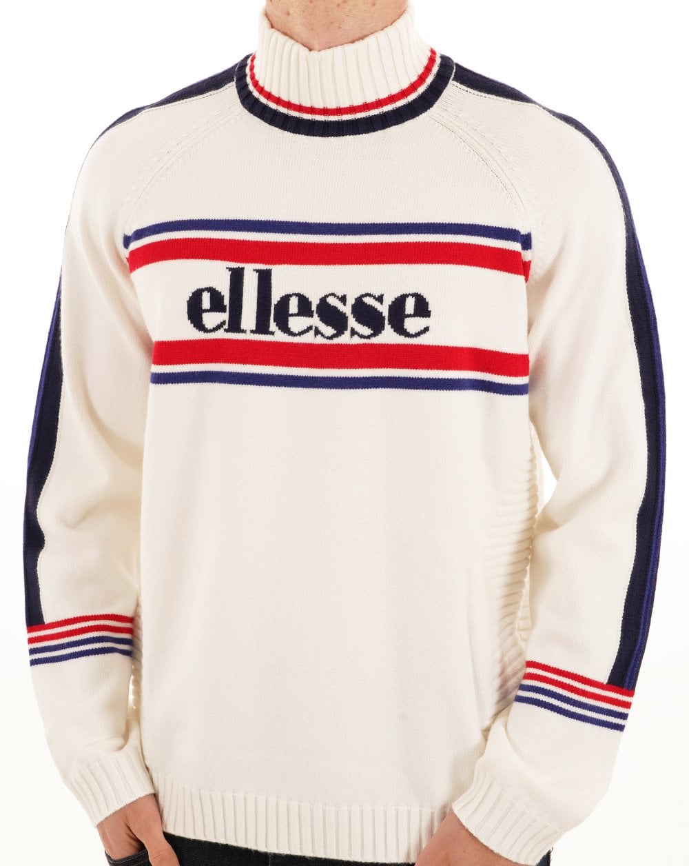 Ellesse Heritage Pellini Ski Strickpullover Off White