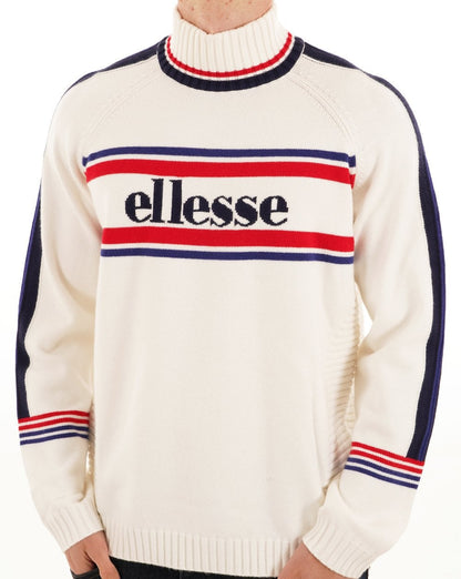 Ellesse Heritage Pellini Ski Strickpullover Off White