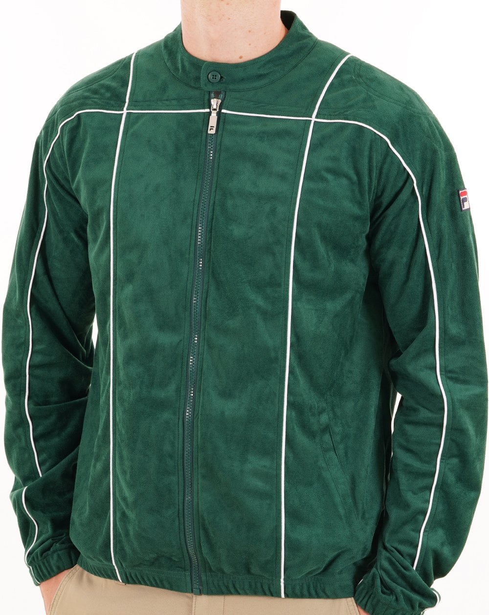 Fila Vintage Terrinda Track Top Dunkelgrün