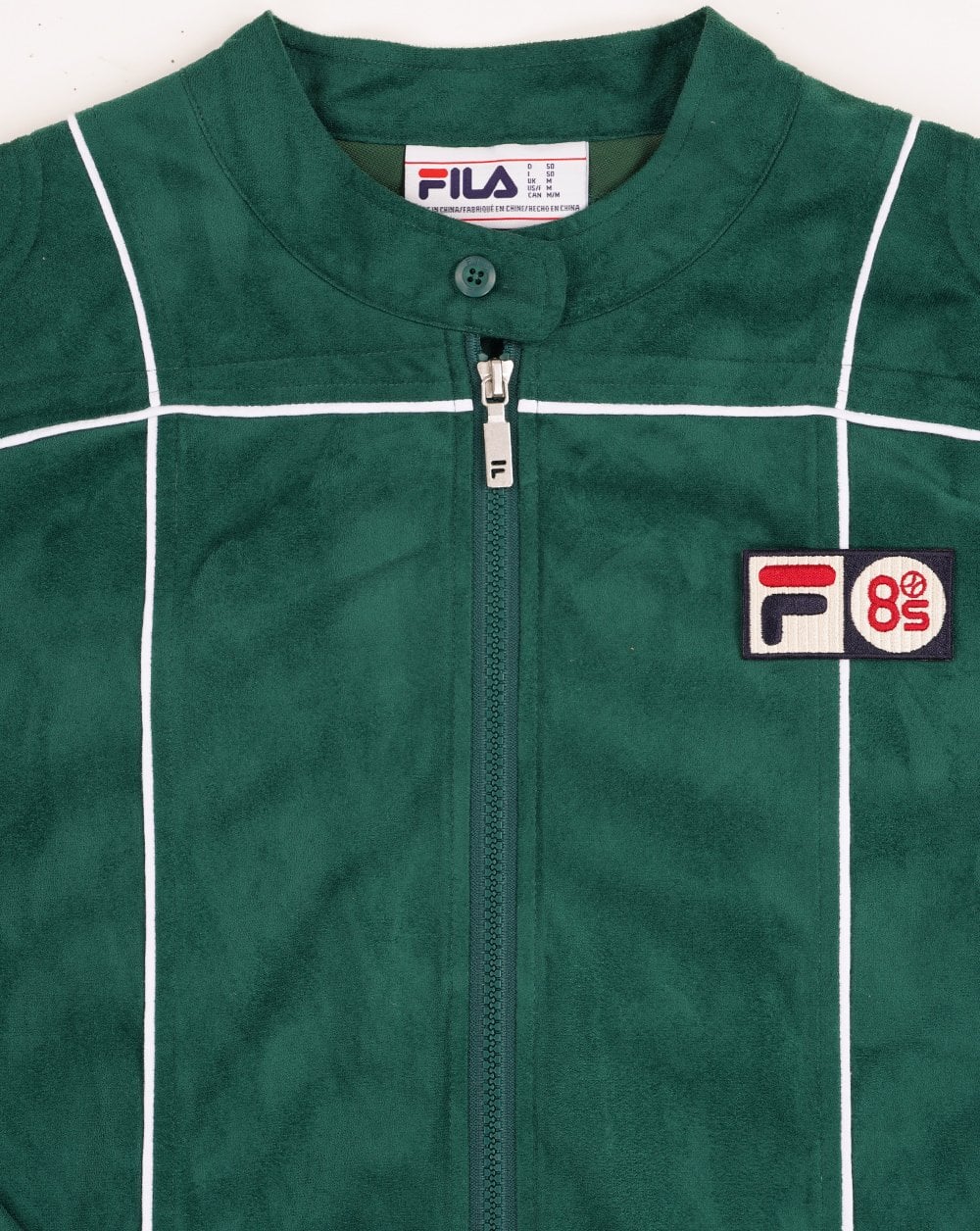 Fila Vintage Terrinda MK3 Pro Badged Track Top Dunkelgrün