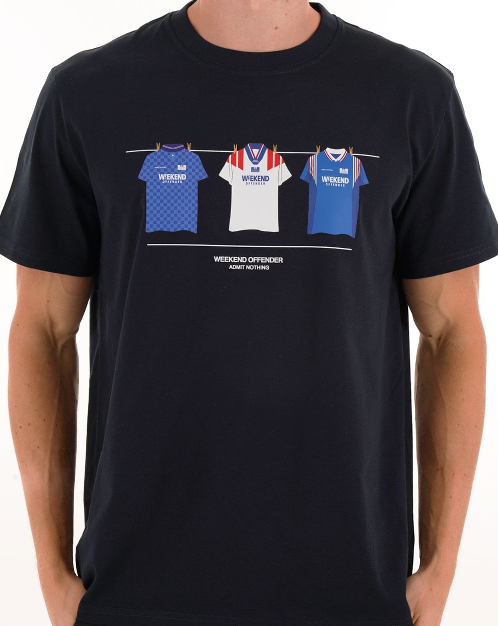 Weekend Offender Rangers T-Shirt Marineblau