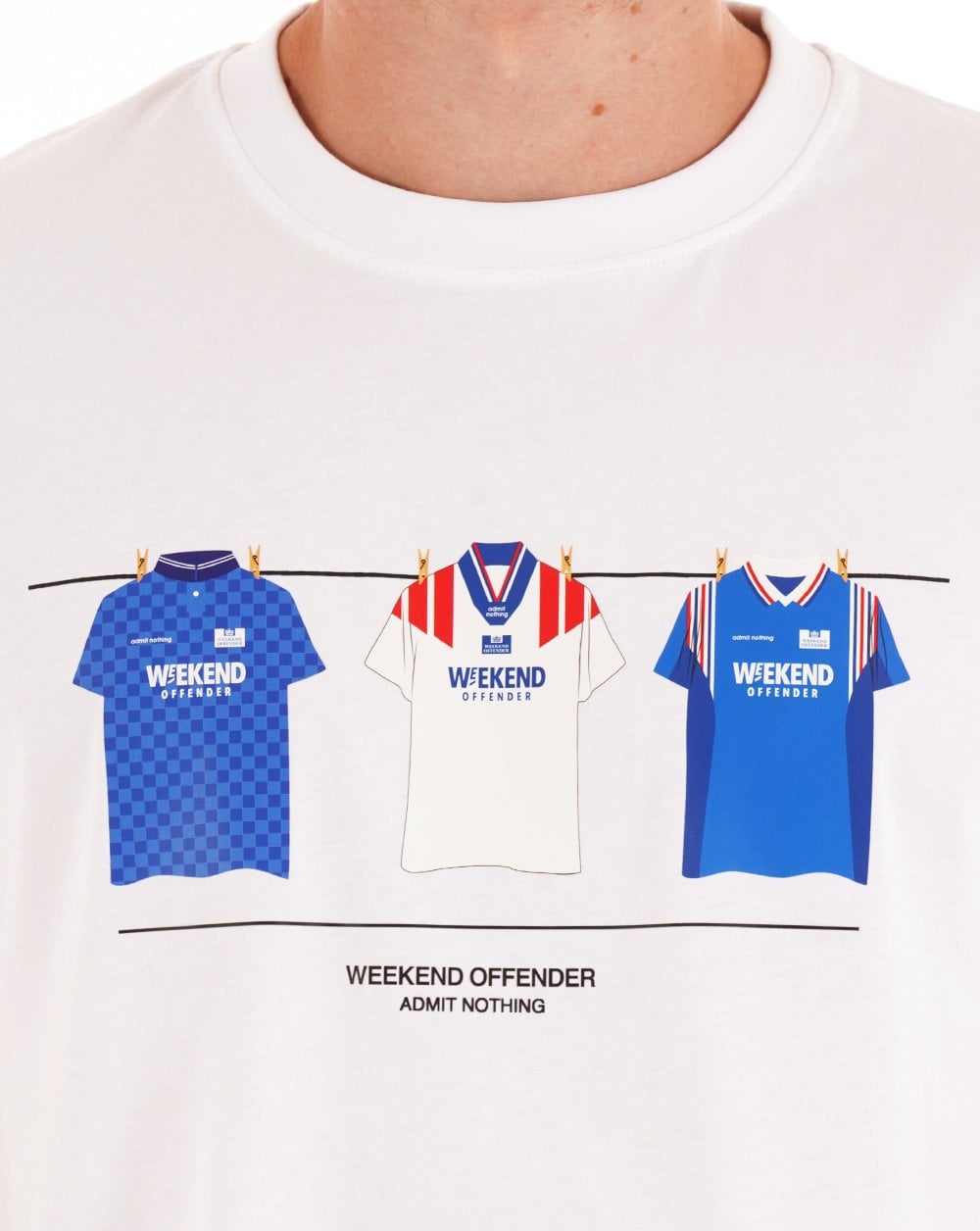 Weekend Offender Rangers T-Shirt Weiß