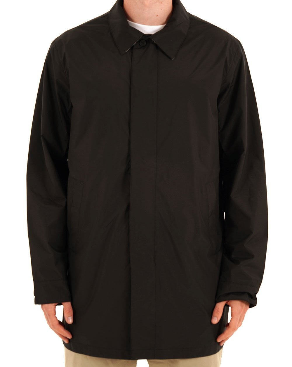 Aquascutum Packbarer Trenchcoat Schwarz