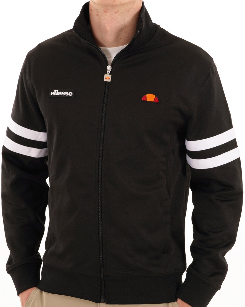 Ellesse Roma Track Top Black/White