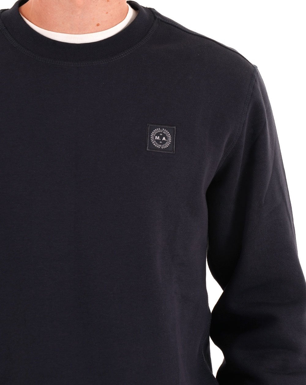 Marshall Artist Marchio Crew Sweatshirt Navy