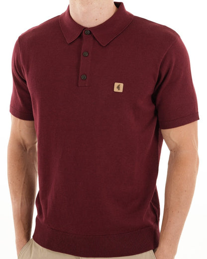 Gabicci Vintage Jackson Strickpolo Mulberry