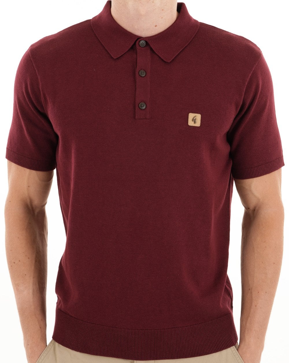 Gabicci Vintage Jackson Strickpolo Mulberry