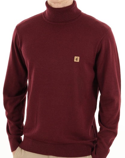 Gabicci Vintage Ricardo Rollkragenpullover Maulbeere