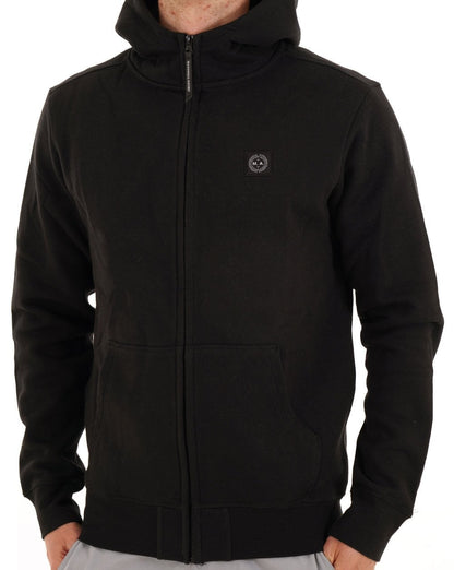 Marshall Artist Marchio Kapuzenpullover mit durchgehendem Reißverschluss, Schwarz