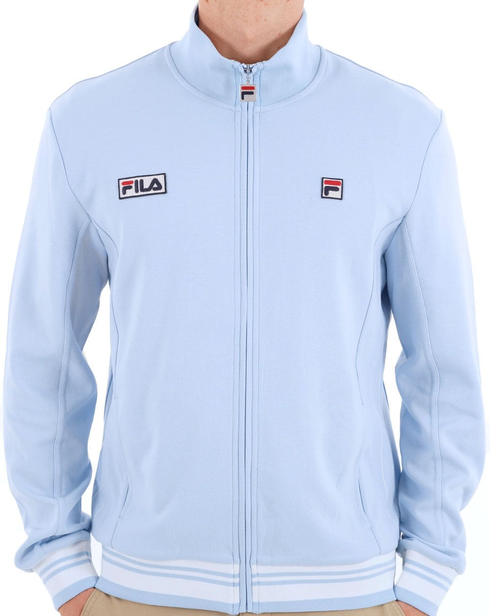 Fila Vintage Funnel Track Top Sky