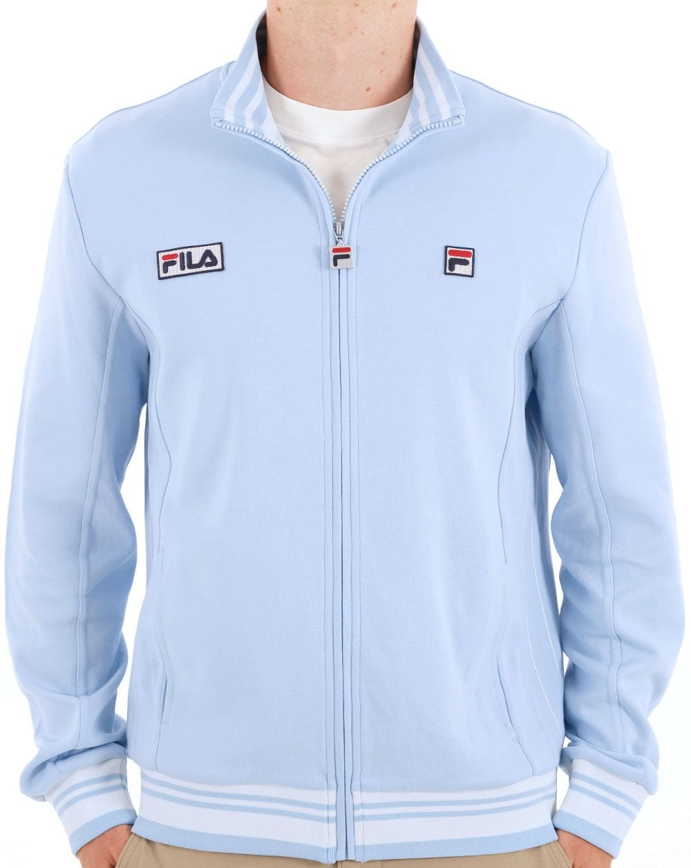 Fila Vintage Funnel Track Top Sky