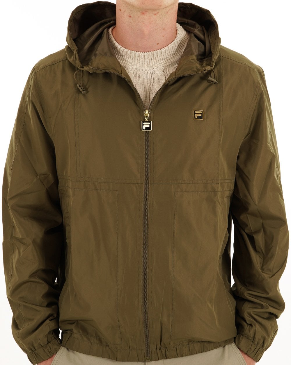 Fila Gold Jacket Dunkeloliv