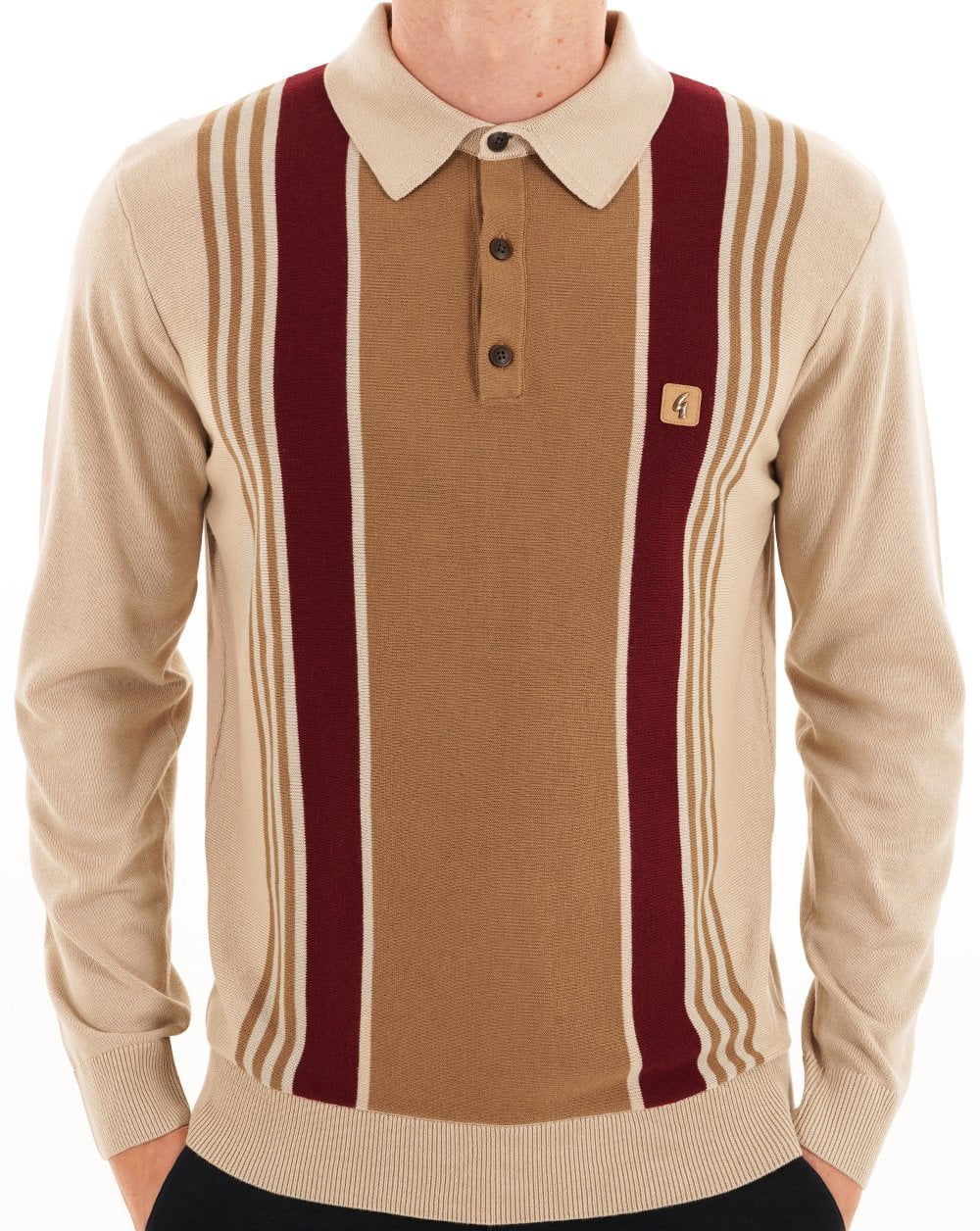 Gabicci Vintage Searle Gestricktes Polo-Leinen