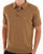 Gabicci Vintage Jackson Knit Polo Nutmeg