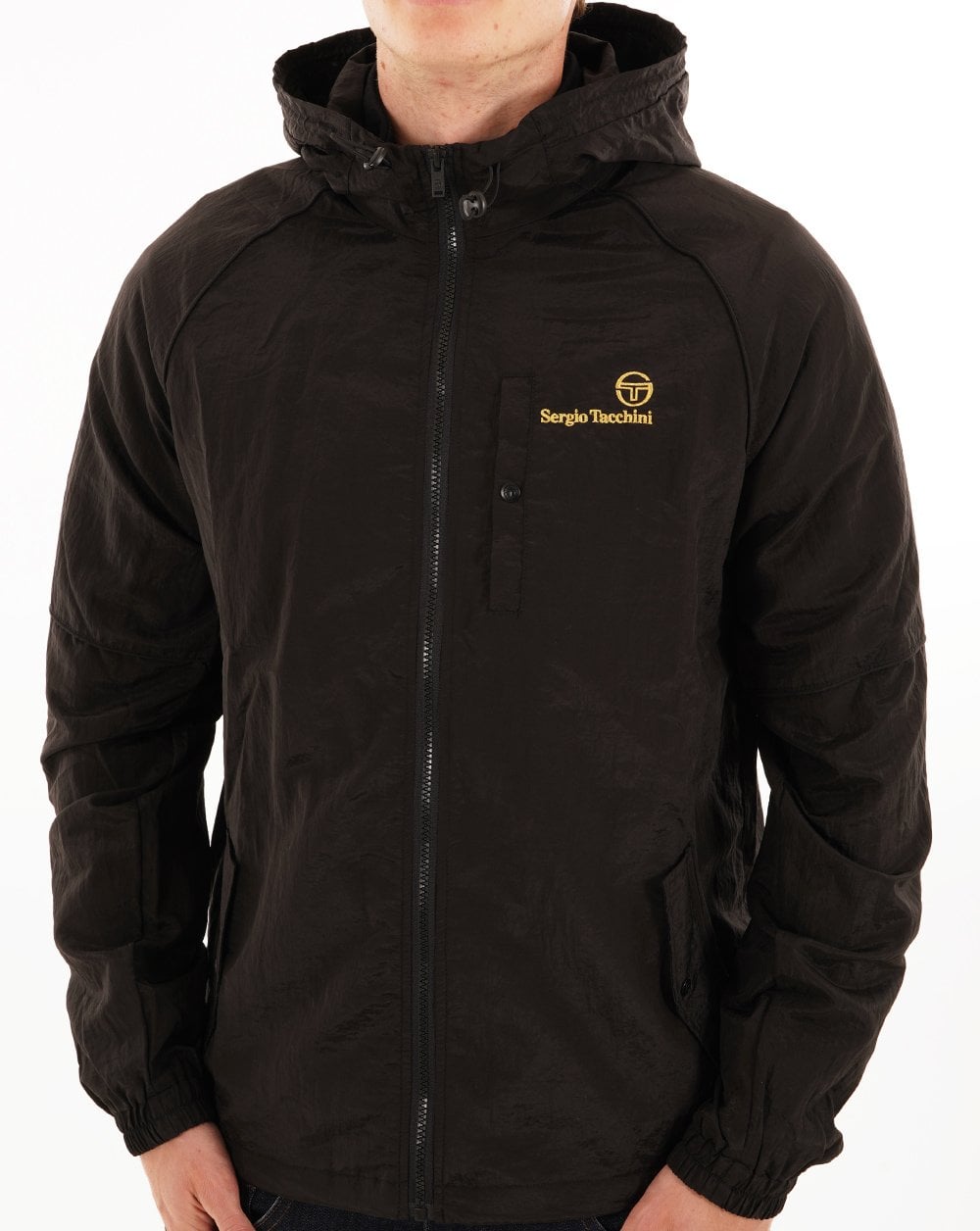 Sergio Tacchini Maldini Hooded Jacket Black
