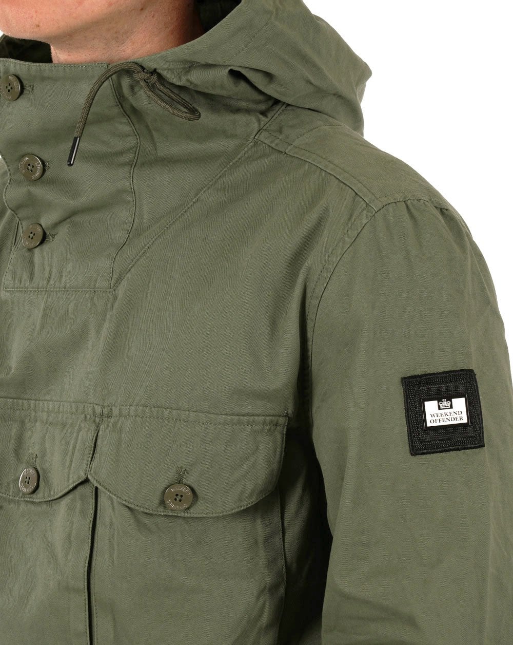 Weekend Offender Kovags OH Jacke Khaki Grün