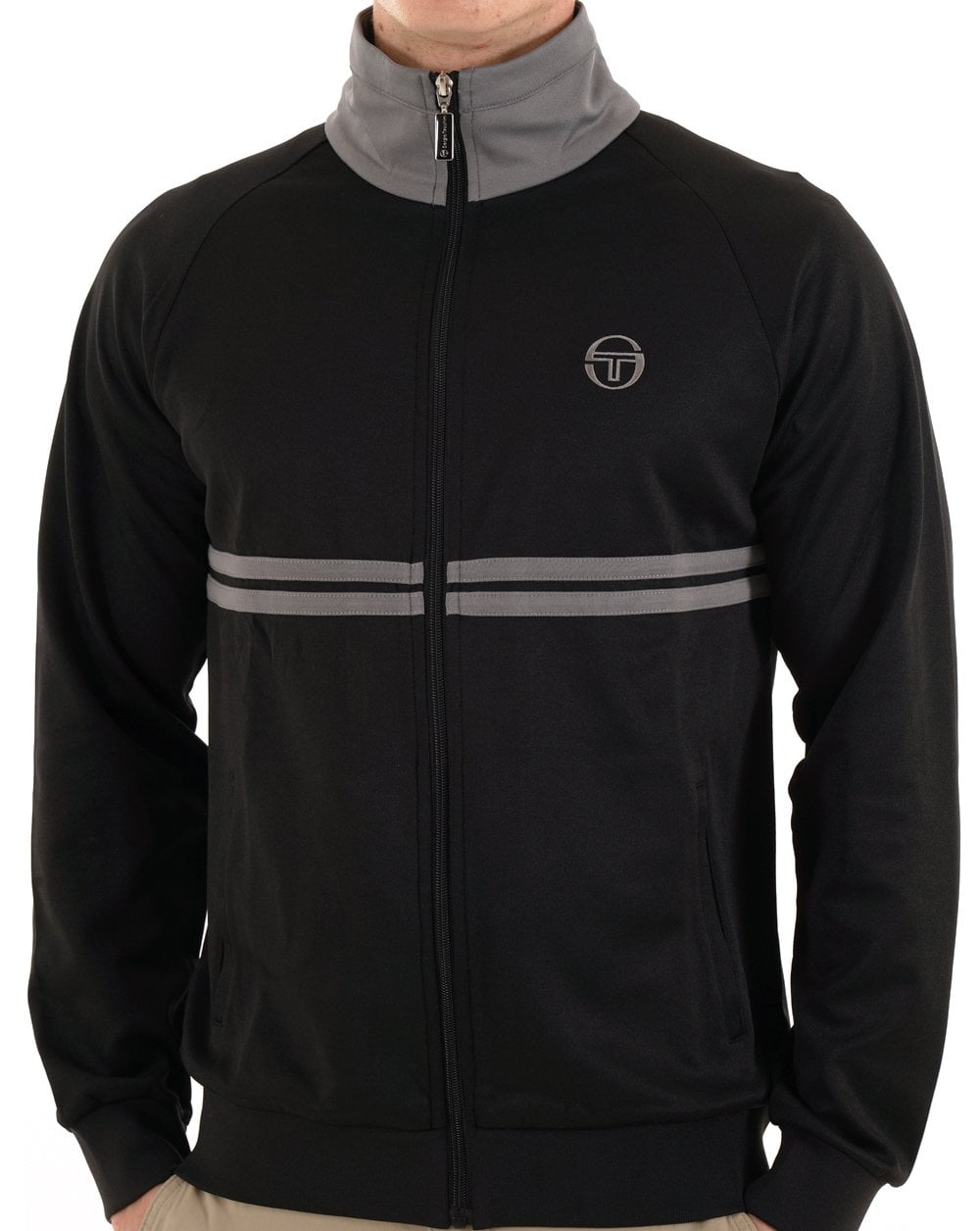 Sergio Tacchini Dallas Track Top Schwarz Grau