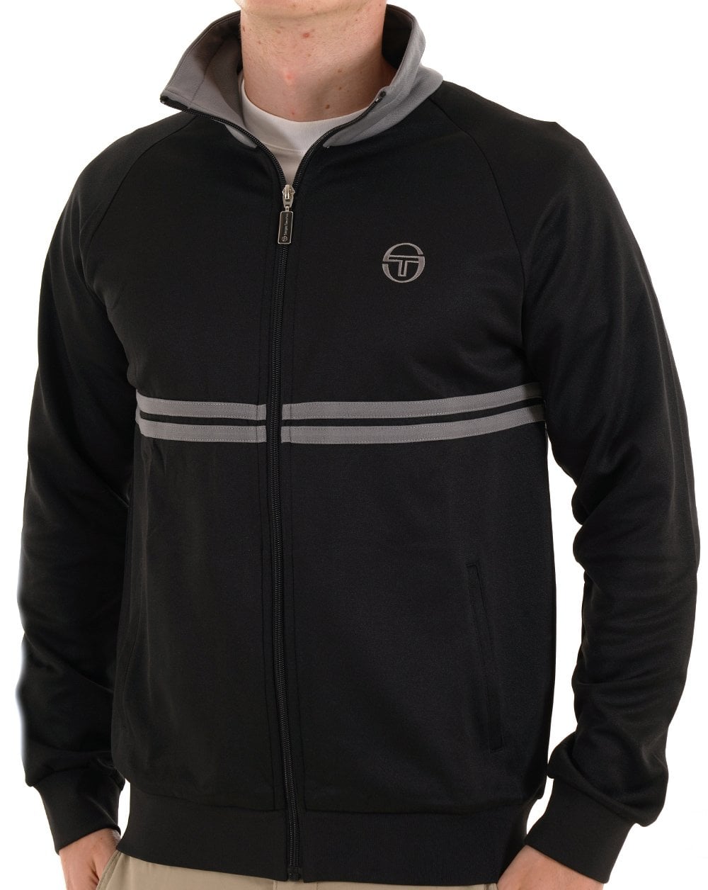 Sergio Tacchini Dallas Track Top Schwarz Grau
