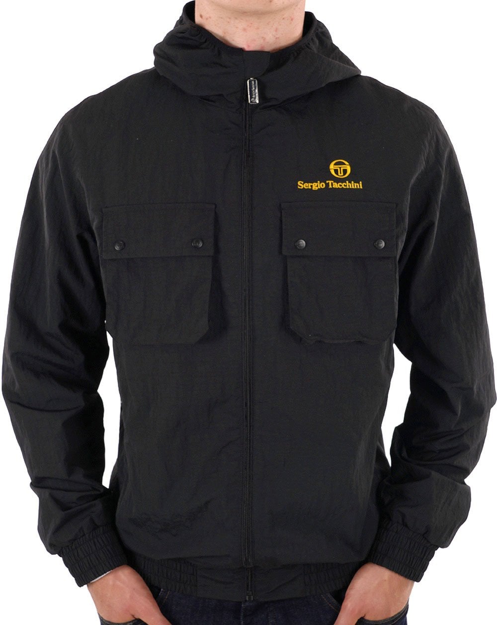 Sergio Tacchini Terrace Pocket Jacke Schwarz