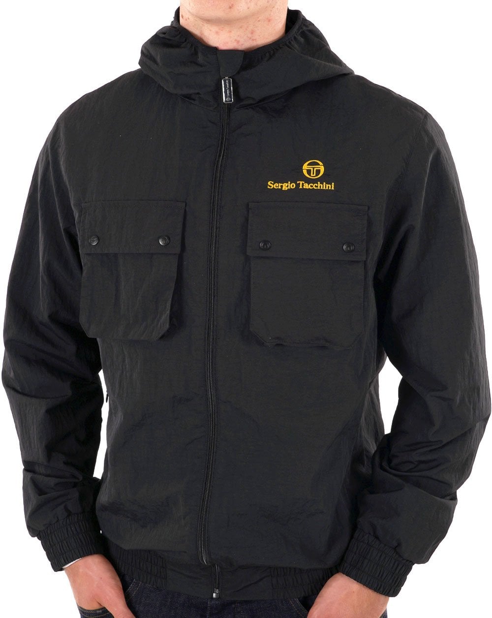 Sergio Tacchini Terrace Pocket Jacke Schwarz