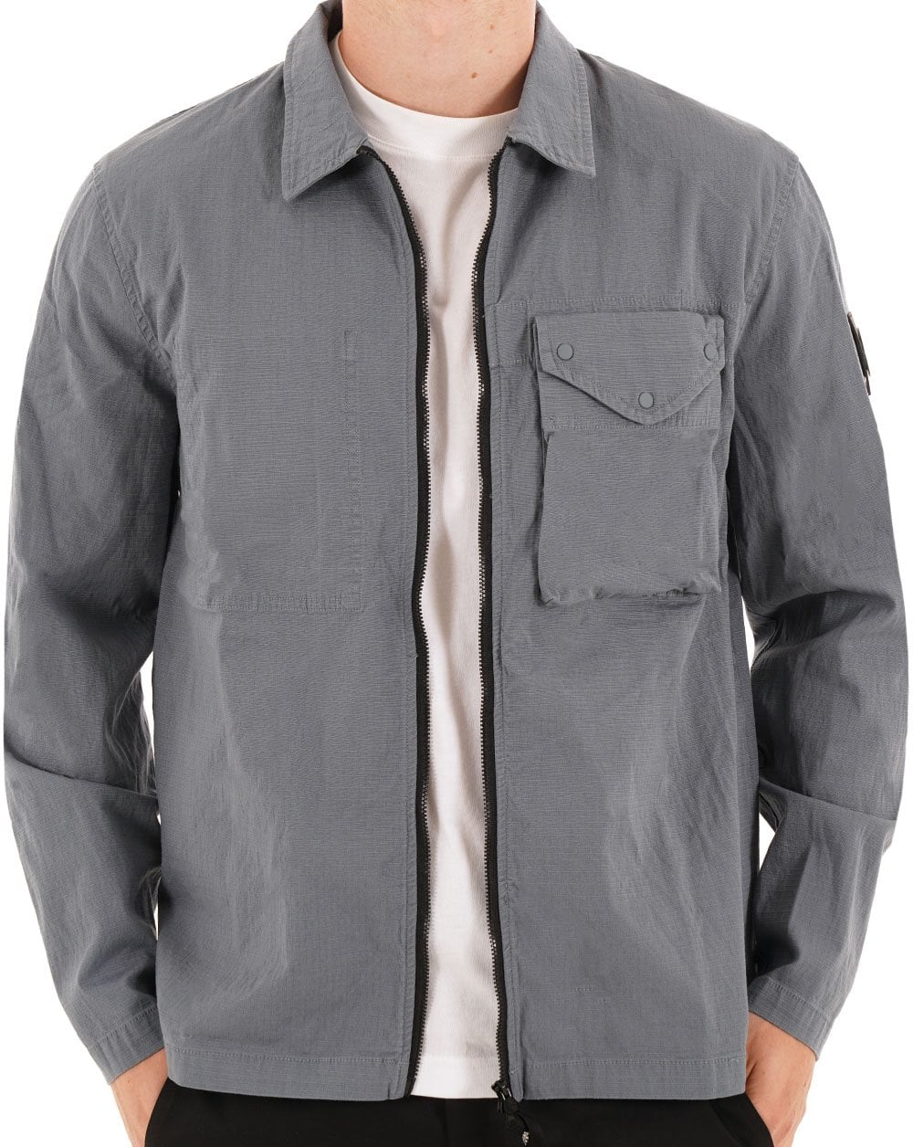 Marshall Artist Vena Overshirt Airforce Blue