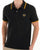Sergio Tacchini Tipped Polo Shirt Black Gold