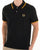 Sergio Tacchini Tipped Polo Shirt Black Gold