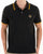 Sergio Tacchini Tipped Polo Shirt Black Gold