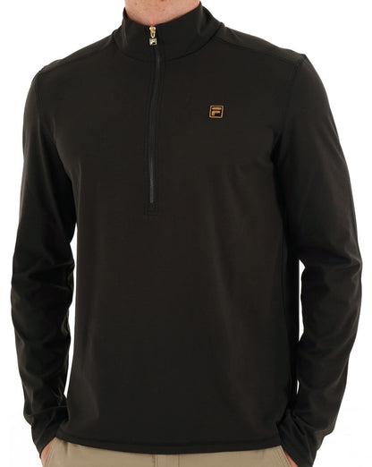 Fila Gold Half Zip Top Schwarz