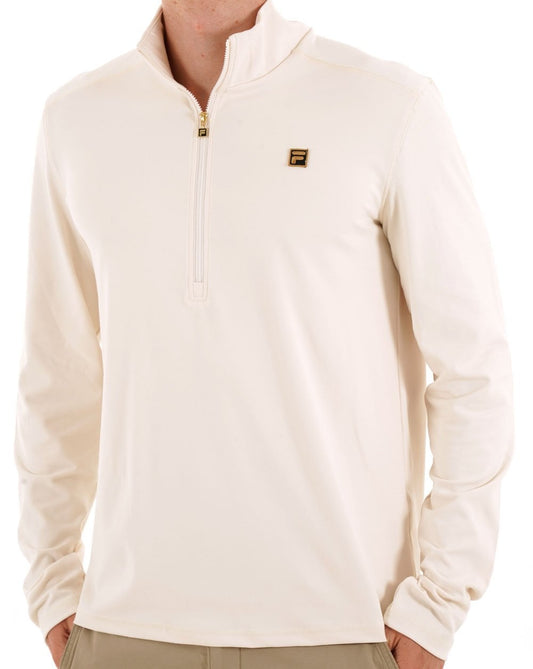 Fila Gold Fila Gold Half Zip Top Off White