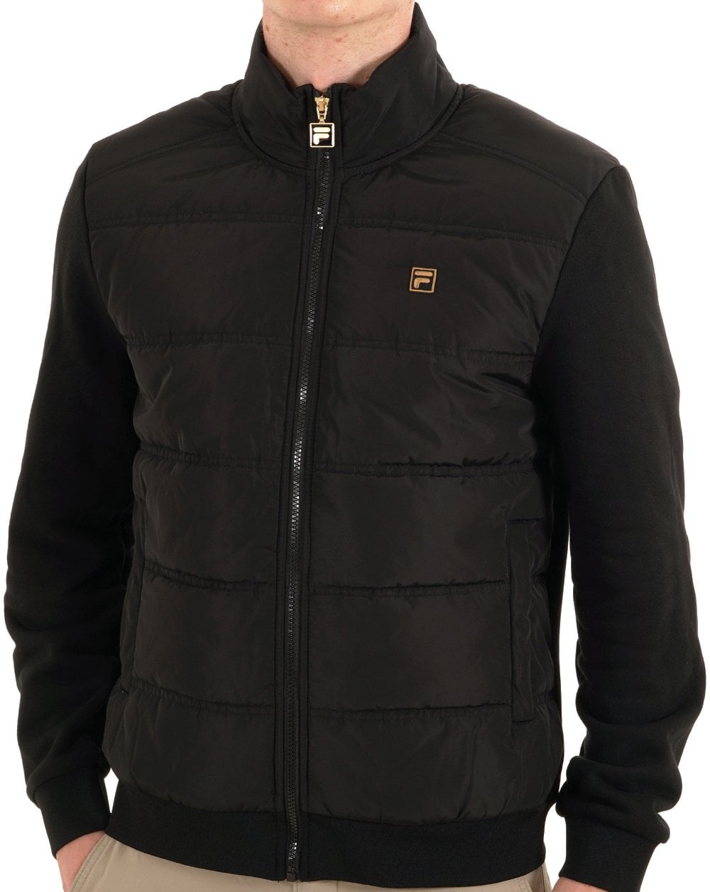 Fila Gold Steppjacke Schwarz