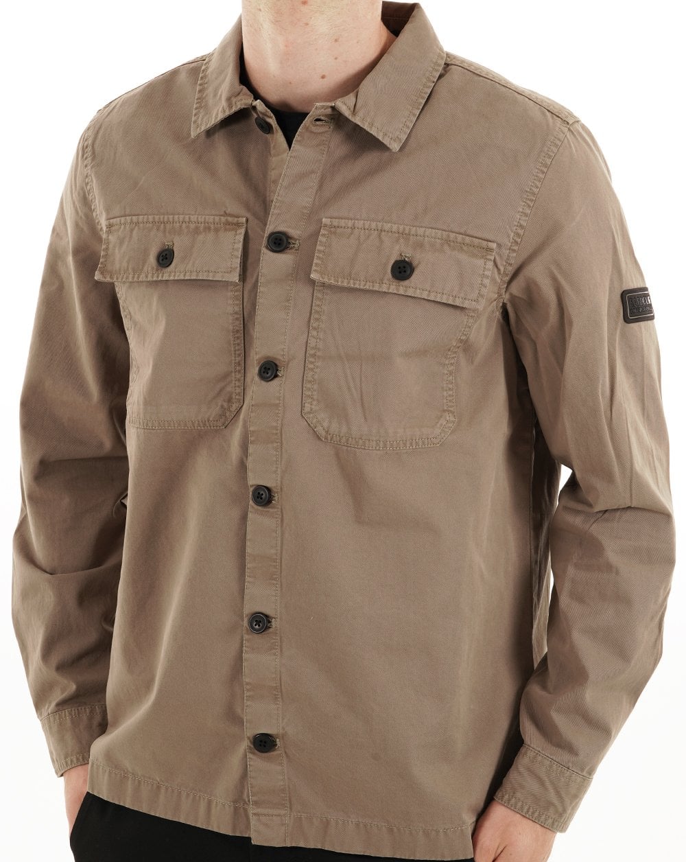 Barbour International Arlo Overshirt Brindle
