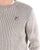 Fila Vintage Lenticular Rib Crew Knit Gardenia Navy