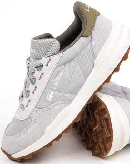 Lacoste Elite Active Evo Sneaker, Hellgrau/Khaki