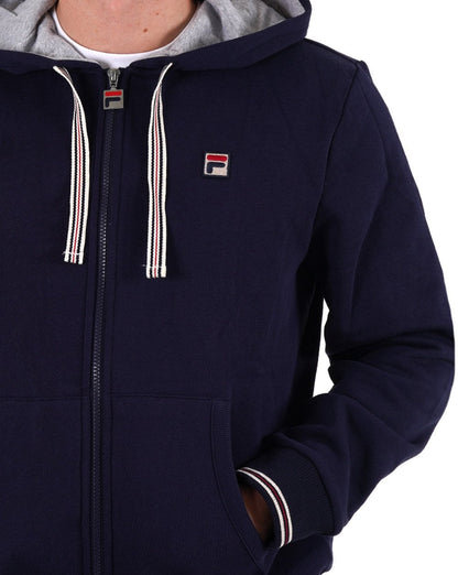 Fila Vintage Tenconi Hoody Marineblau