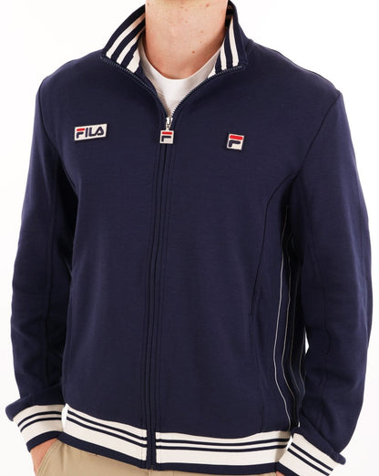 Fila Vintage Settanta Trichter-Trainingsoberteil, Marineblau
