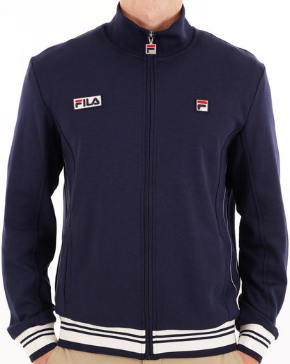 Fila Vintage Settanta Trichter-Trainingsoberteil, Marineblau