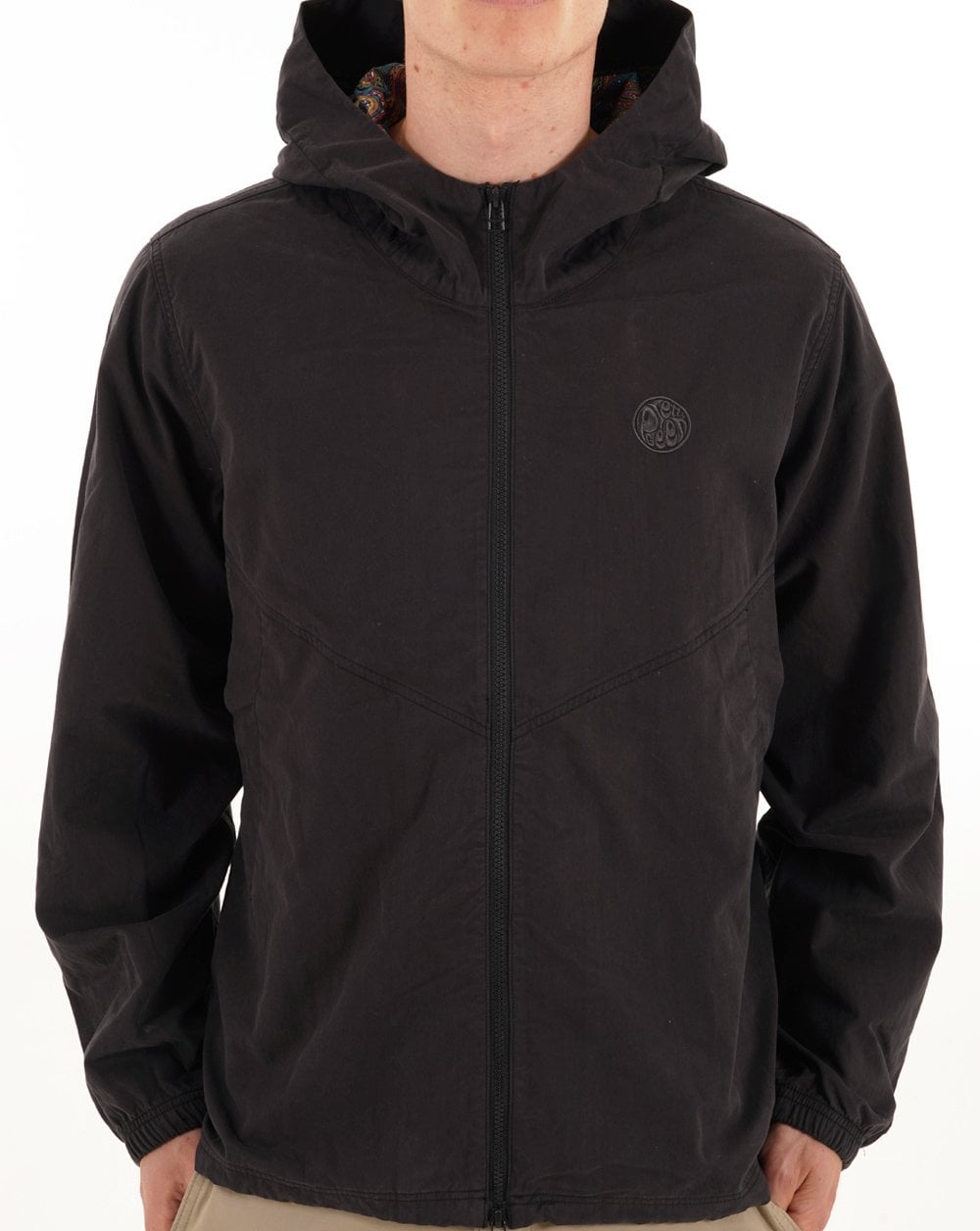 Pretty Green Feltham Kapuzenjacke Schwarz