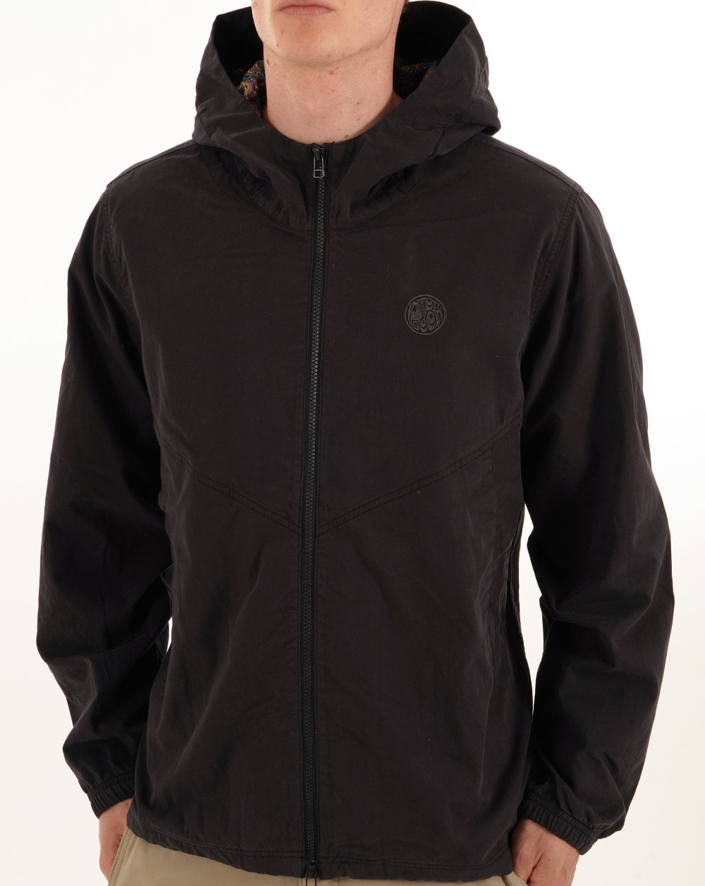 Pretty Green Feltham Kapuzenjacke Schwarz