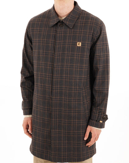 Gabicci Vintage Houghton Check Mac Anthrazit