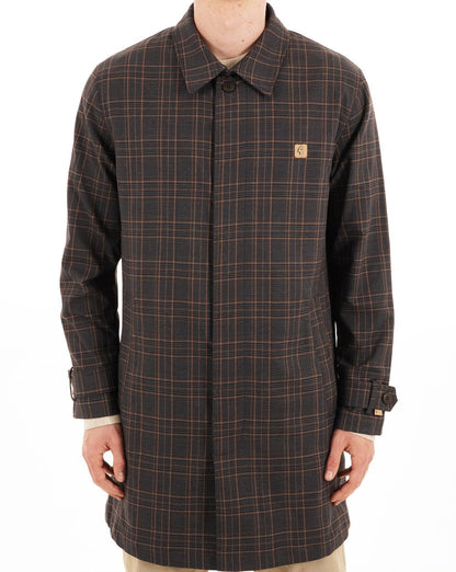 Gabicci Vintage Houghton Check Mac Anthrazit