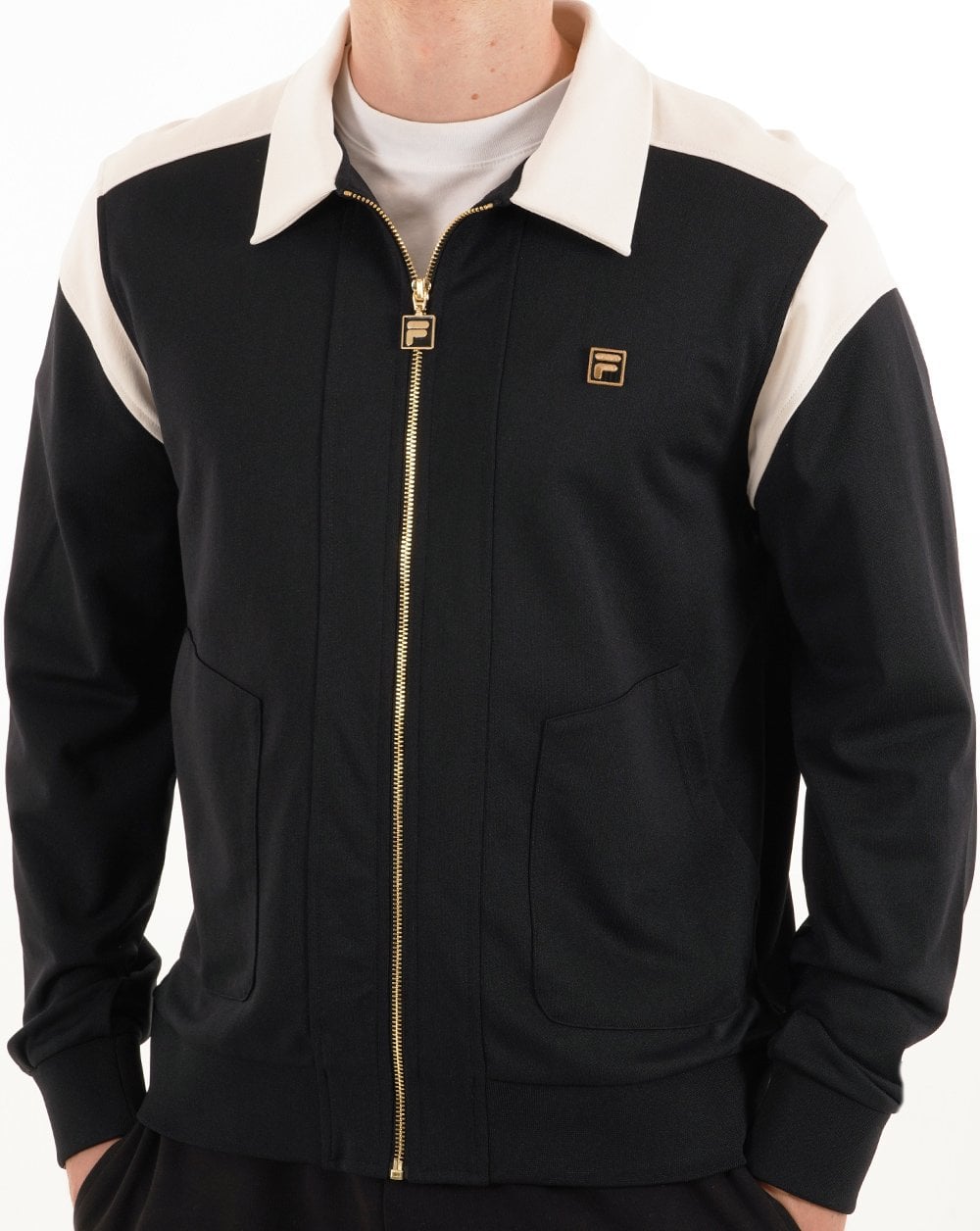 Fila Gold Morton Trainingsjacke Schwarz/Tofu