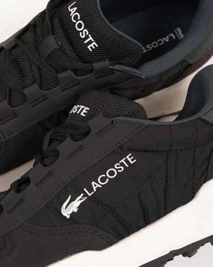 Lacoste Elite Active Evo Sneaker Schwarz/Dunkelgrün