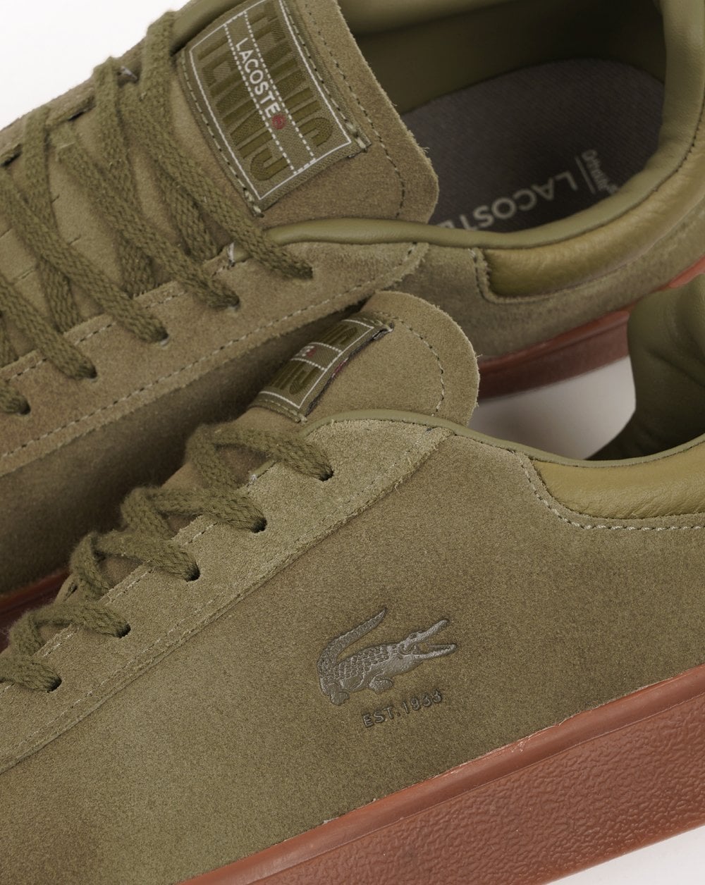 Lacoste Baseshot Trainer Khaki/Gummi