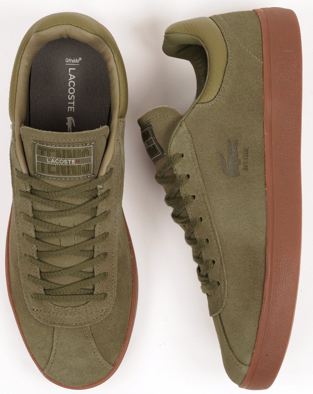 Lacoste Baseshot Trainer Khaki/Gummi