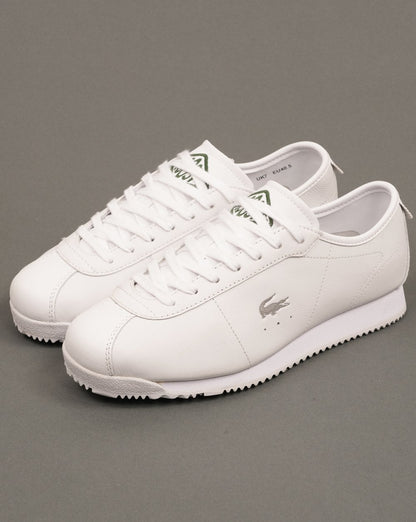 Lacoste Club Low Leder-Sneaker, weiß