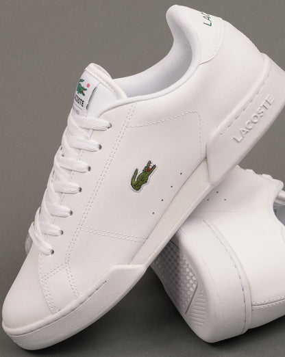 Lacoste Carnaby Cup Leder-Sneaker Weiß/Weiß