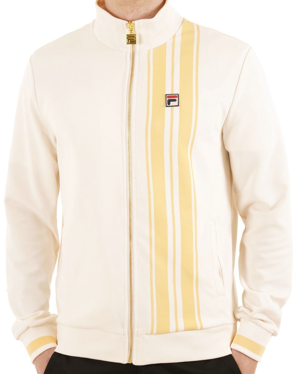 Fila Vintage Dante Track Top Gardenia Gold