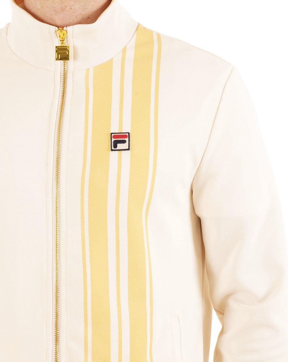Fila Vintage Dante Track Top Gardenia Gold