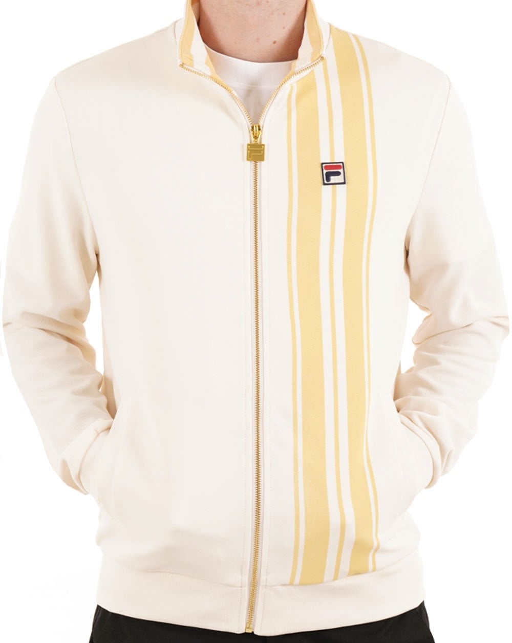 Fila Vintage Dante Track Top Gardenia Gold